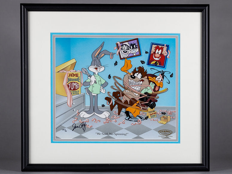 Bugs Bunny "Taz Spinning" Animation Cel Proof Looney Tunes 14/20